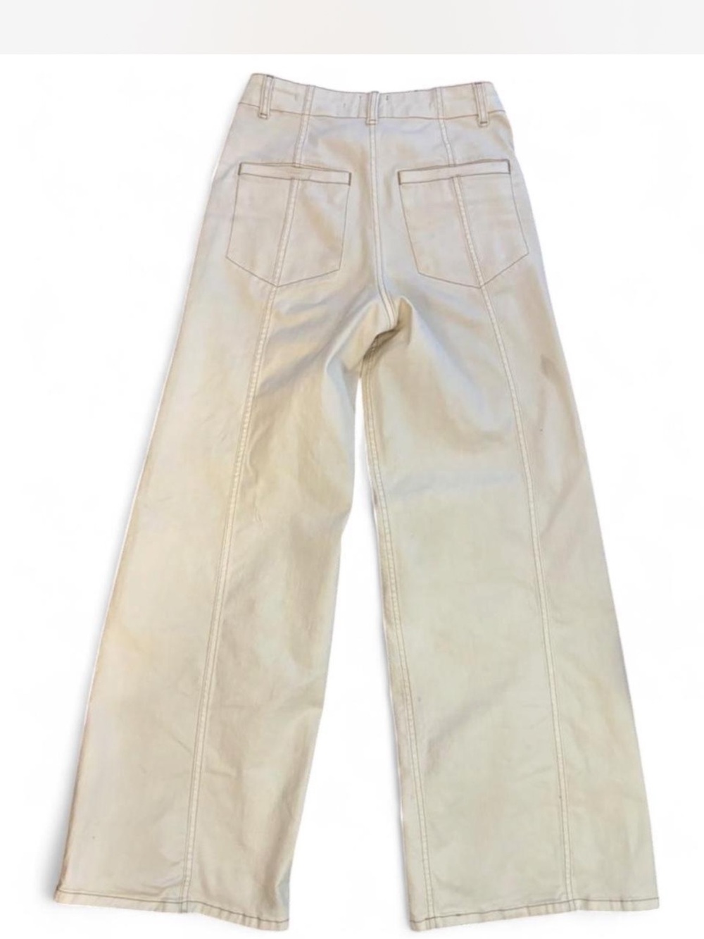 Maeve White High-Rise Wide-Leg Jeans - Picture 5 of 8